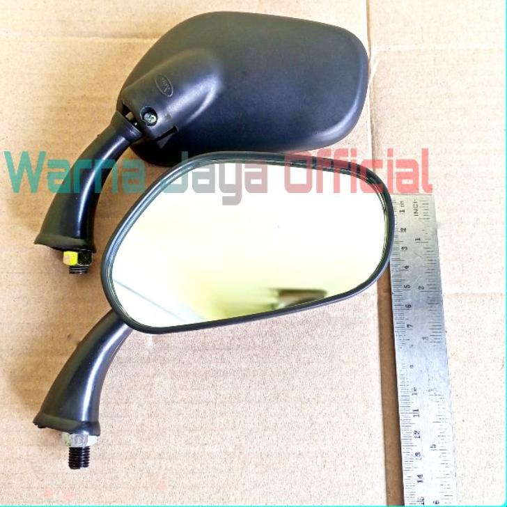 Jual505 Kaca Spion Model Kaze Variasi Bisa Semua Motor Honda & Yamaha Sepasang Spion Mini Tiang Gaga