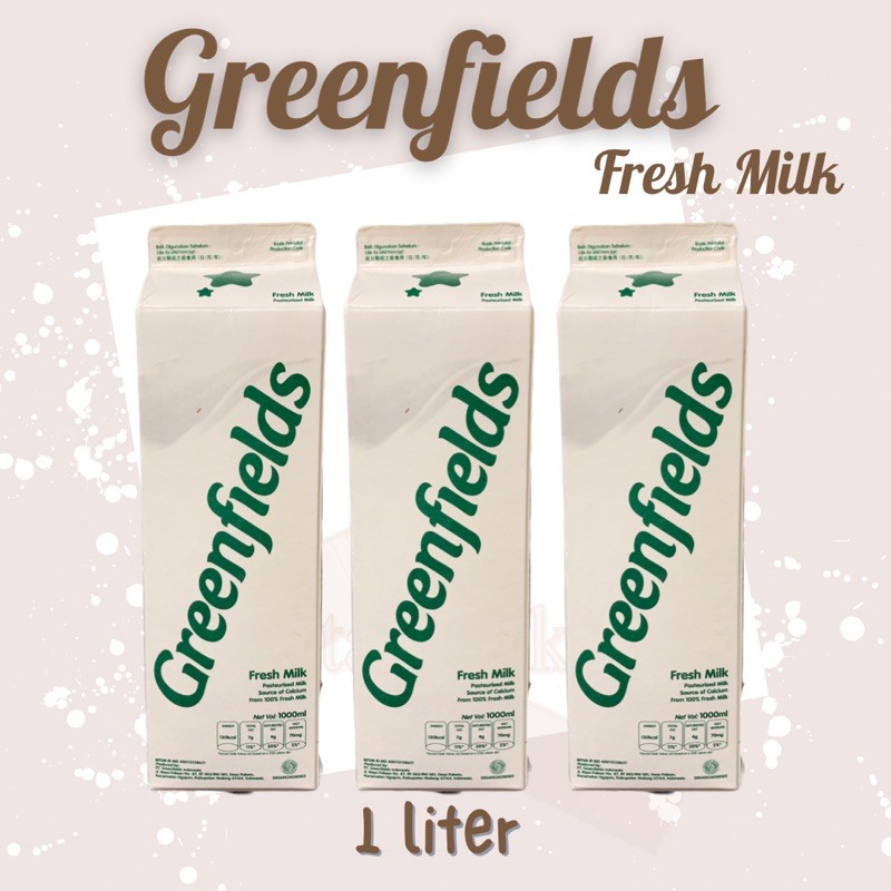 

RB [Tamtbk] Susu Fresh Milk Greenfields 1 Liter