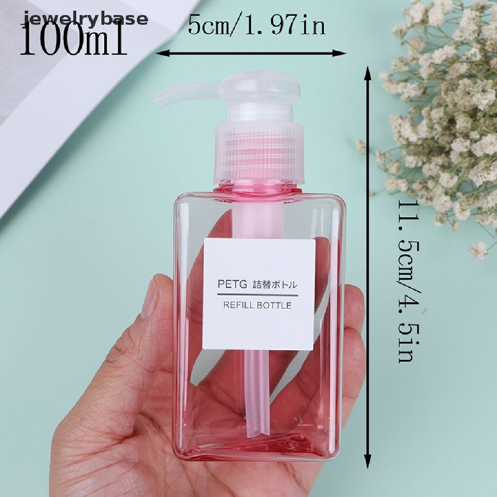 Botol Pompa Dispenser Sabun Cair Lotion Sampo Ukuran 100ml