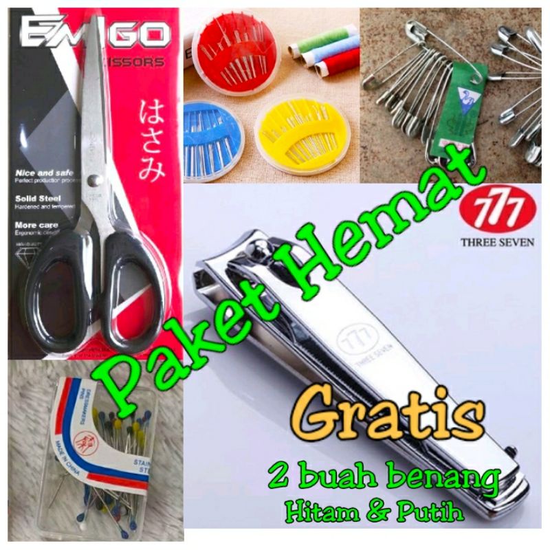 

Gunting kuku/ Jarum jahit / Peniti / jarum pentul / gunting