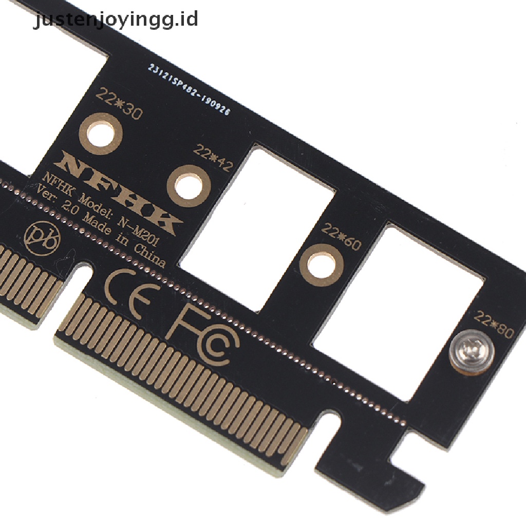 Kartu adapter Converter justenjoyingg.id / PCIe NVMe m.2 ngff ssd Ke pci-e pci express 3.0 x4 x8 x16