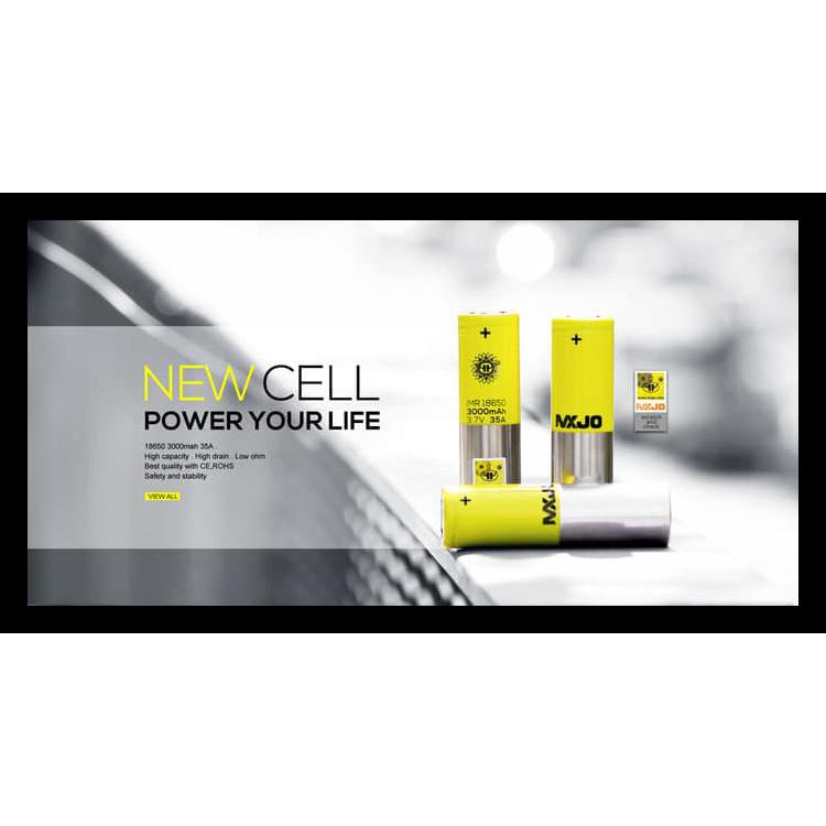 100% TERJAMIN BATERAI MXJO 18650 3000MAH NEW DESAIGN 2016 AUT AND ORIGINAL GARANSI 100%TERLARIS