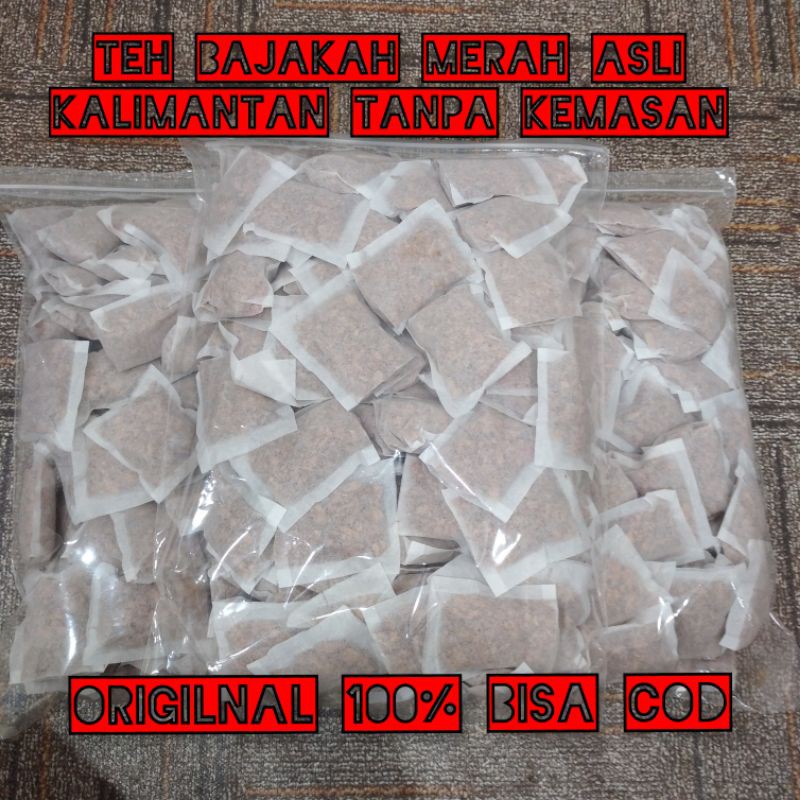 

teh bajakah merah paket 500 pcs tanpa kemasan