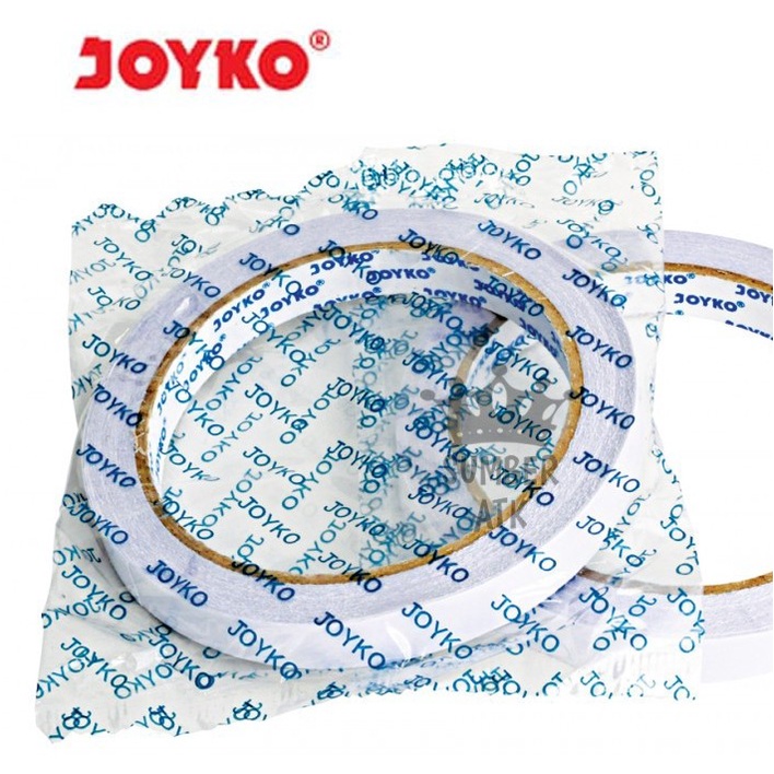 

Double Tape Joyko 6 mm x 15 yard Double Tip Perekat 2 Sisi