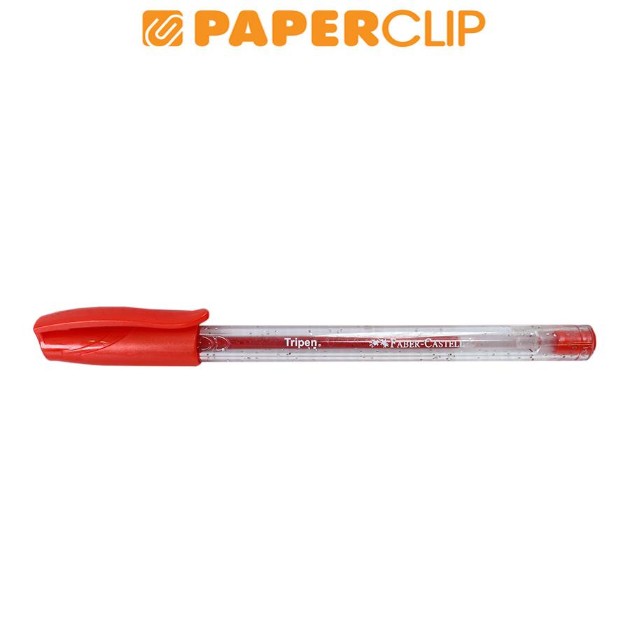 

BALLPOINT FABER CASTELL TRIPEN 547321 GLITTER RED