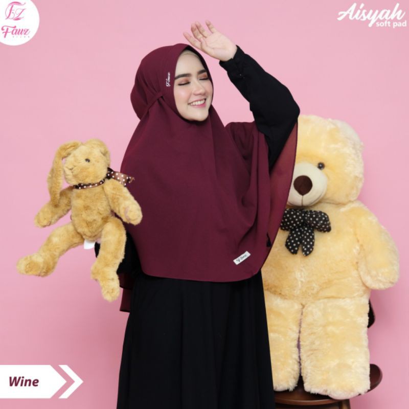 (COD) BERGO AISYAH SOFT PAD ORI FAUZ HIJAB