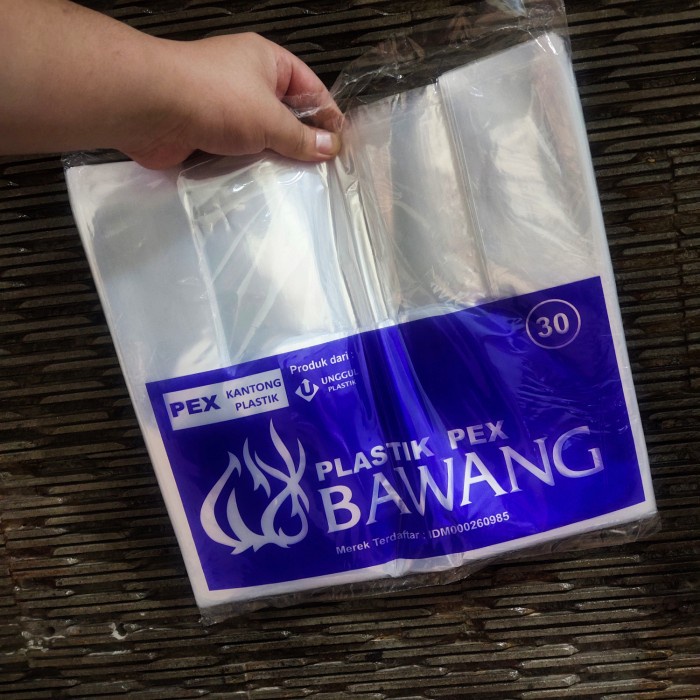 Kantong Plastik PEX - ukuran 30 - Bahan Bening Aman dan Higienis