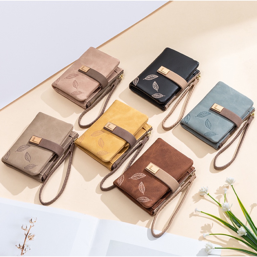 Dompet Wanita Cewek Kartu ORI Motif Impor J172