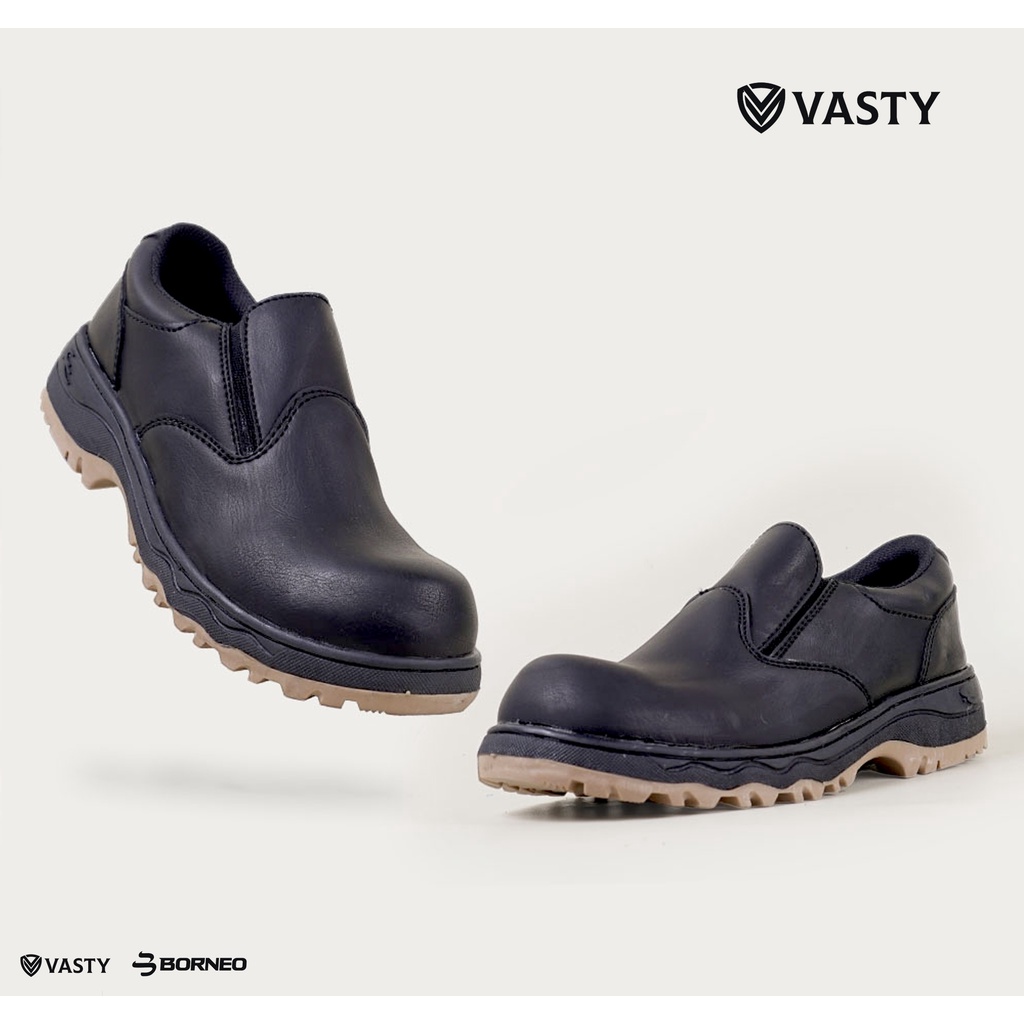 SEPATU SAFETY SLIP ON UJUNG BESI SLIP ON VASTY ST. 29