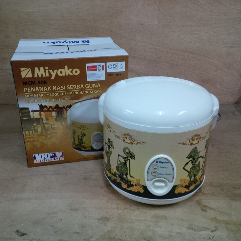 Miyako Rice Cooker MCM-508 - 1.8 Liter - Penanak Nasi WAYANG