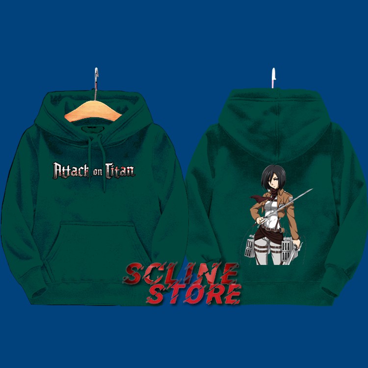 Jaket Attack On Titan Anak Hoodie Anak Attack On Titan Mikasa Ackerman Sweater Anak