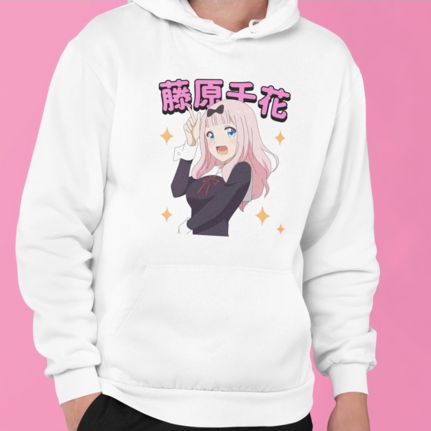 Hoodie Chika Fujiwara Kaguya sama Love Is War Anime Unisex