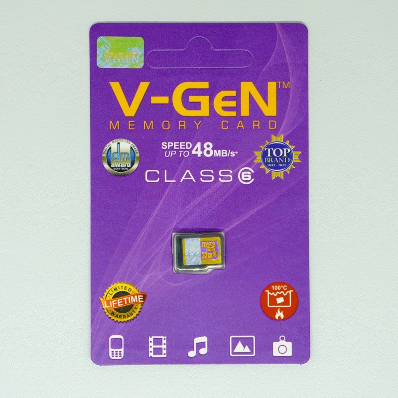 Micro SD 32GB Class 6 V-GeN Memory Card Vgen 32 GB Original