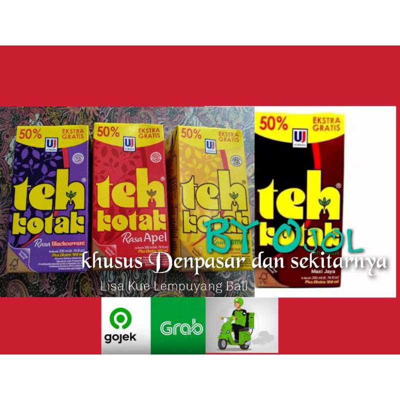 

Teh Kotak 200+100Ml Aneka Rasa Lisa Kue Lempuyang Bali