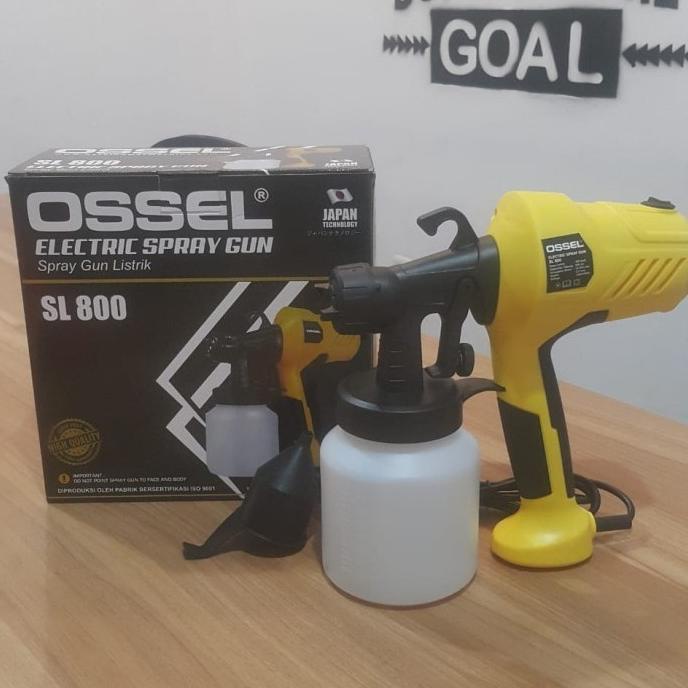 Ossel Electric Spray Gun Listrik Sped Duco Listrik Semprot Cat Sl800 Iohz21Pj7R