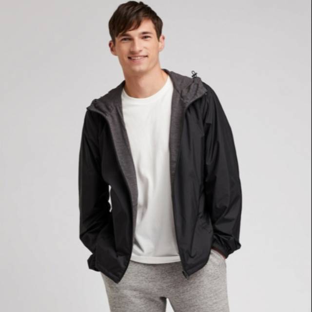 uniqlo jaket parka reversible