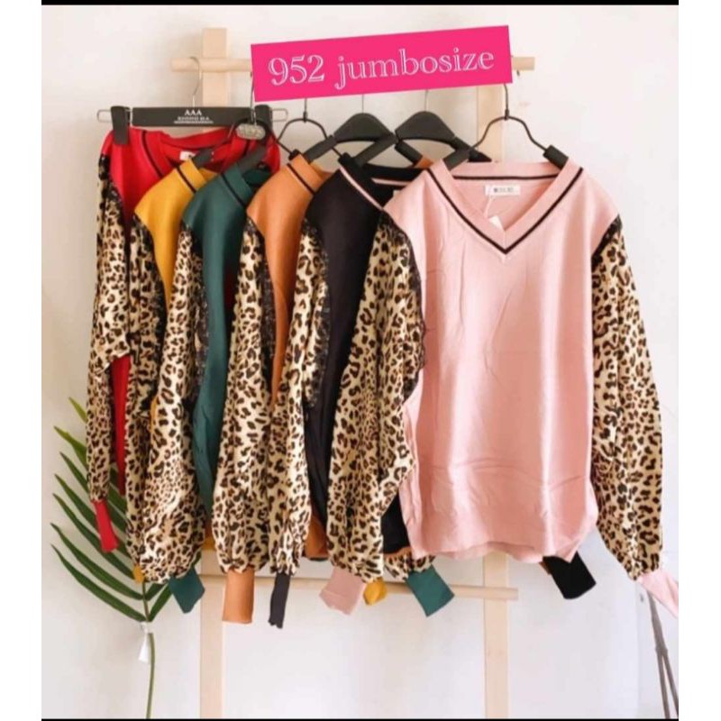 ATASAN RAJUT IMPORT TANGAN LEOPARD BY L30