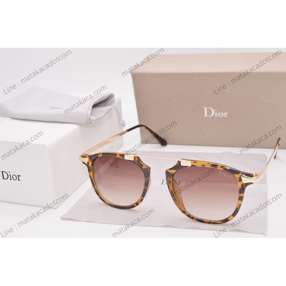 Kacamata Sunglass Dior DR6812 Leopard