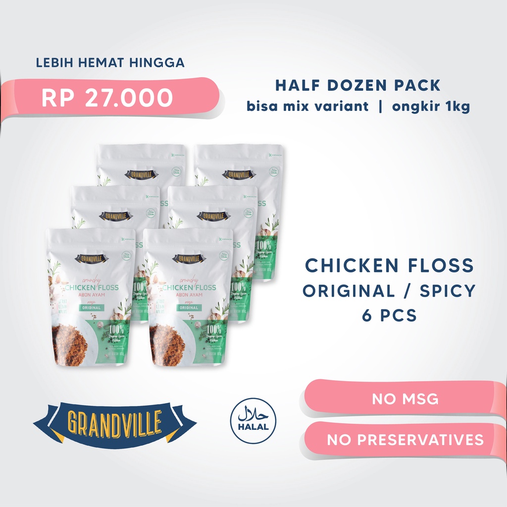 

(SUSE) Grandville Abon AYAM Crunchy Half Dozen