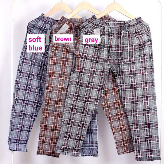 Harem Pants Kotak Jumbo XXL fit XXXL . Celana Katun Kotak Jumbo Murah . Celana Panjang Harem Kotak