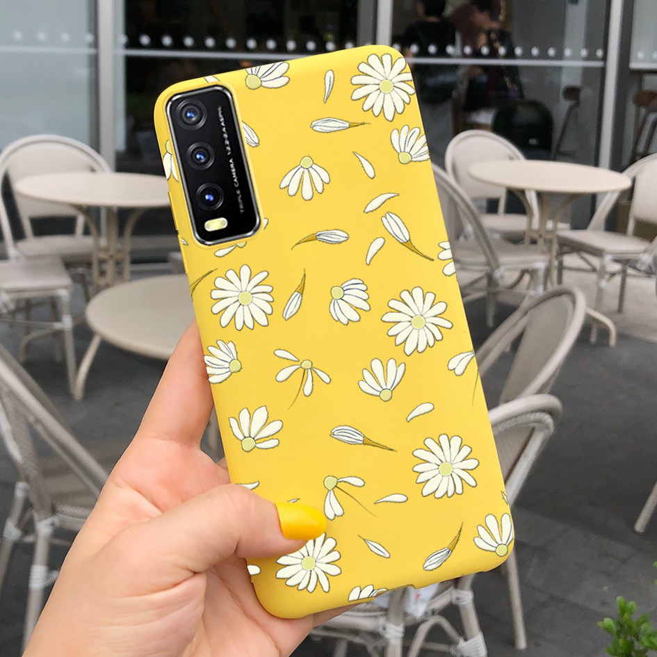 Soft Case Vivo Y20 Y20i Y30 Y50 Y30i Y11s Y12s Y20s 2021 2020 Casing Fashion Leopard Matte Cover Vivo 1938 1935 V2029 Case-TGhuan1616