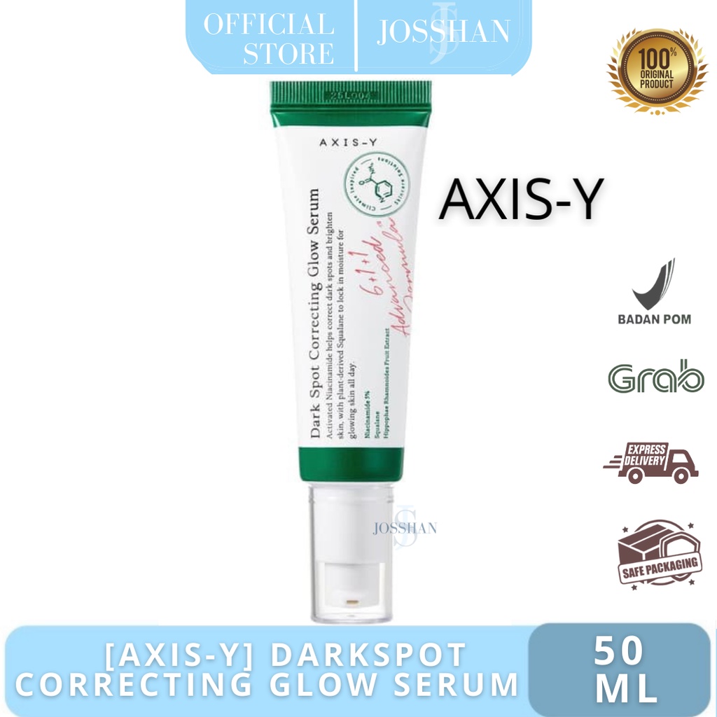 [BPOM] Original 100% EXP 2024 - AXIS-Y Dark Spot Correcting Glow 50 ml | AXIS Dark Spot Correcting Glow  Serum | AXISY Dark Spot Correcting Glow Serum | Glowing Serum 50ml | Glowing Serum AXIS Y