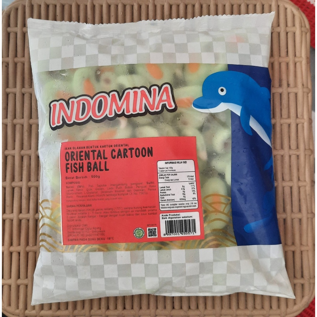 

INDOMINA Oriental Cartoon 500 gram Olahan Ikan karakter kartun