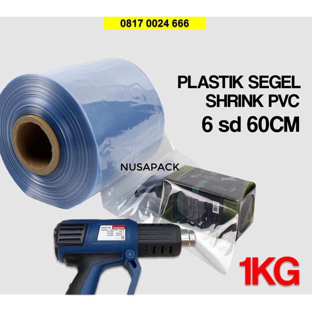 

PLASTIK SHRINK SEGEL PVC 1KG KUALITAS TINGGI BENING TEBAL TIDAK MUDAH SOBEK