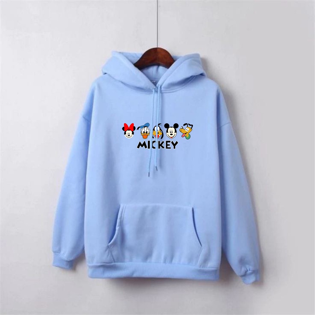 Sweater WANITA MICKEY Hoodie Sweater Fleece Simpel Unisex