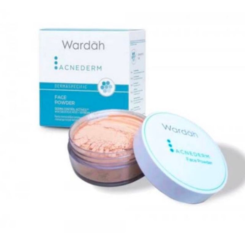 Wardah Acnederm Face Powder | Loose Powder | Bedak Tabur