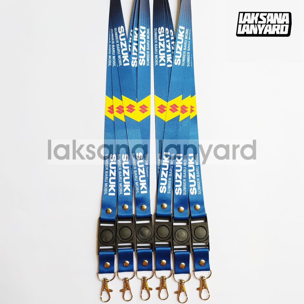 

Tali ID Card Lanyard SUZUKI SUMBER BARU MOBIL (bisa request nama dealer)