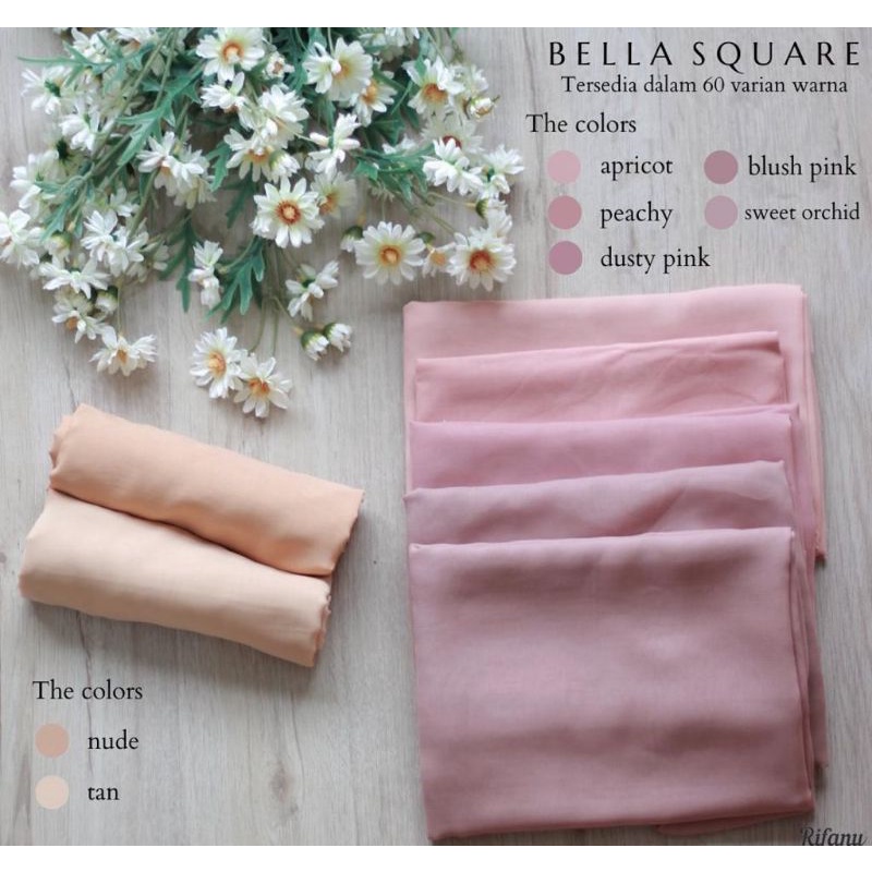 Hijab Bella Square Double Hycon Segi Empat