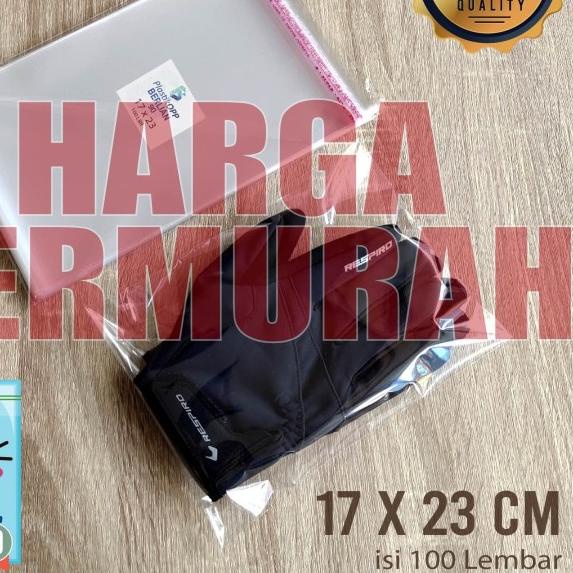 

♠ 17X23 CM PLASTIK OPP SEAL TEBAL 30 MICRON (0,5) PLASTIK TEBAL ◊