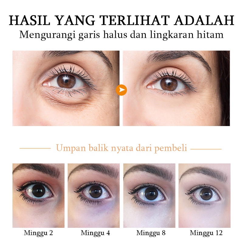 Eye cream Kecantikan mata Krim mata panda  Perawatan mata Serum mata panda 20G Melembabkan dan mencerahkan area mata Singkirkan lingkaran hitam kantung mata butiran lemak kerutan Kembalikan mata indahmu