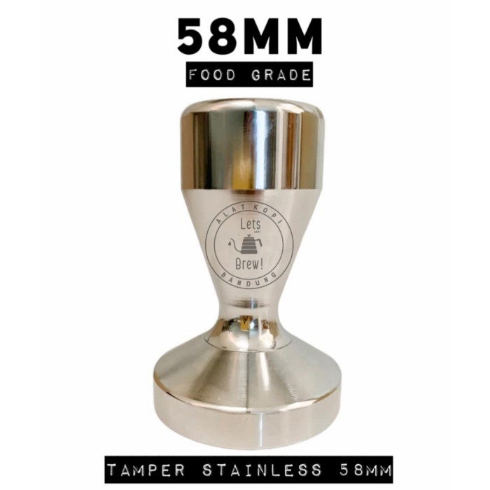 

Tamper 58mm bahan Stainless Food Grade anti karat - BARU