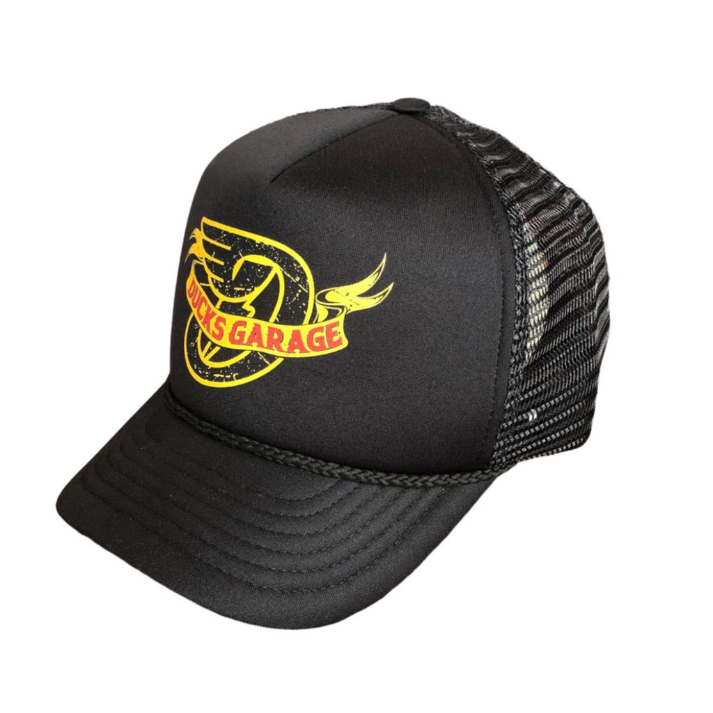 Topi Trucker Hat Ducks Garage