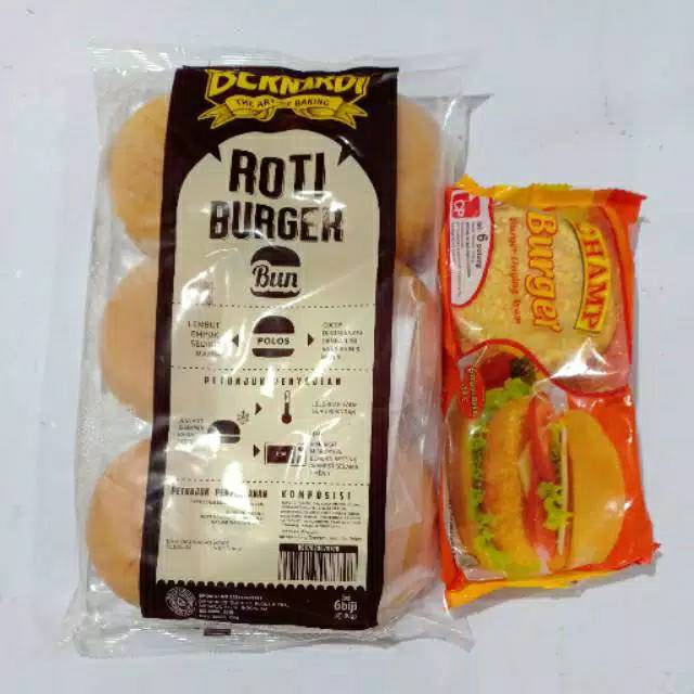 

[PAKET]BERNARDI burger polos champ ayam