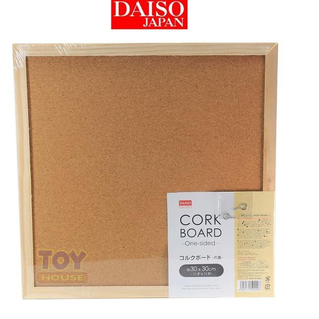 

Lagi PROMO Daiso Cork Board 30x30cm - Pinboard - Soft Board / Papan Tempel Mading ∵∵