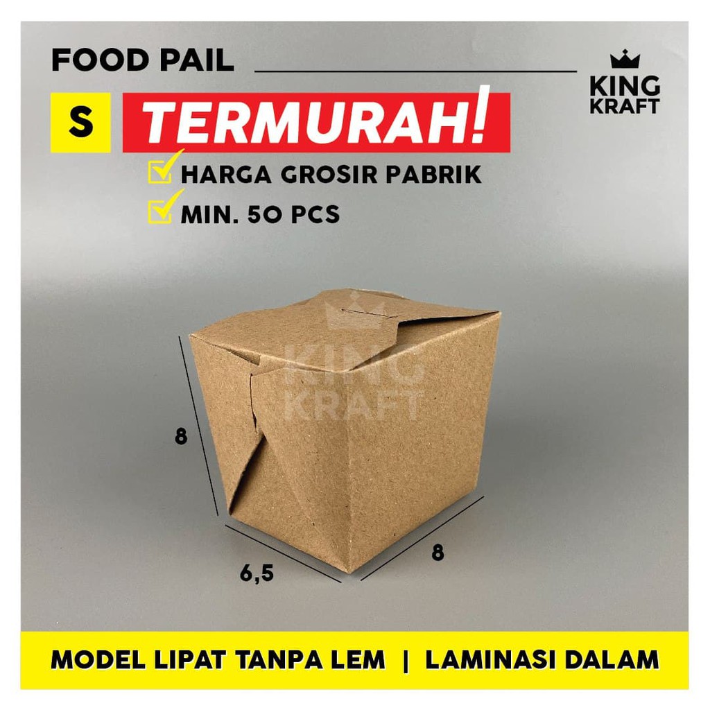 RICE BOX/FOOD PAIL/BOX FOODPAIL/ KEMASAN FOOD PAIL/ FOOD PAIL KOTAK/DUS RICE BOX