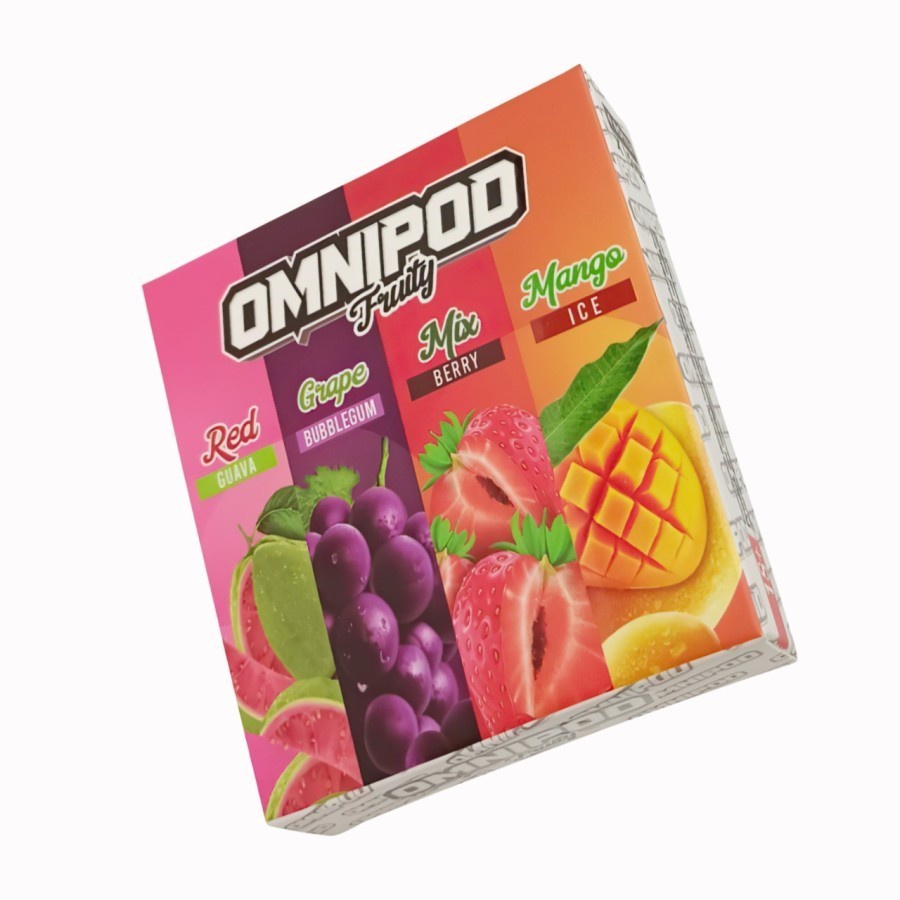 GET OMNIPOD FRUITY PODS FRIENDLY LIQUID NOW!!! 15ML 12MG - 4 IN 1 LIQUID