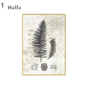 HL Poster Dinding Gambar Daun  untuk Dekorasi  Ruang Tamu 