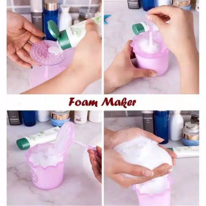 Botol Pembuat Busa Sabun Shampoo Pembersih Wajah Foam Maker