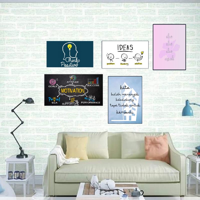hiasan dinding motivasi kehidupan
