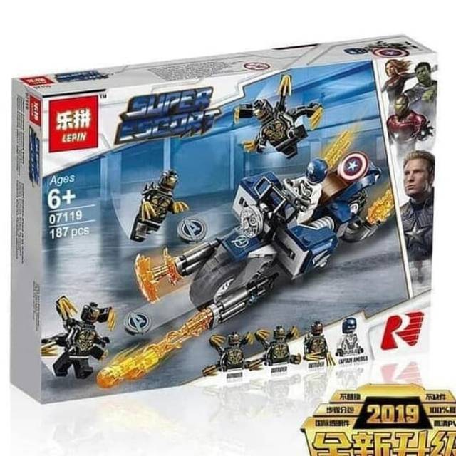 Avengers End Game Captain America Super Hero lepin 07119