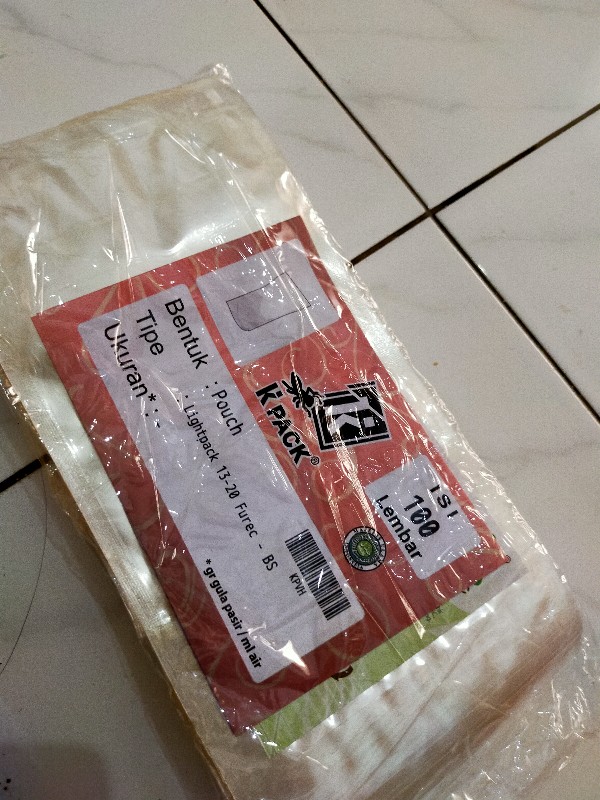 Kemasan Plastik Zipper 13x20