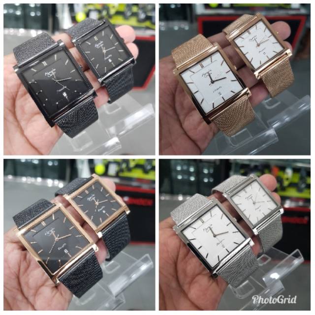 Jam Tangan Alexandre Christie Ac 8629 Couple Original Garansi Resmi