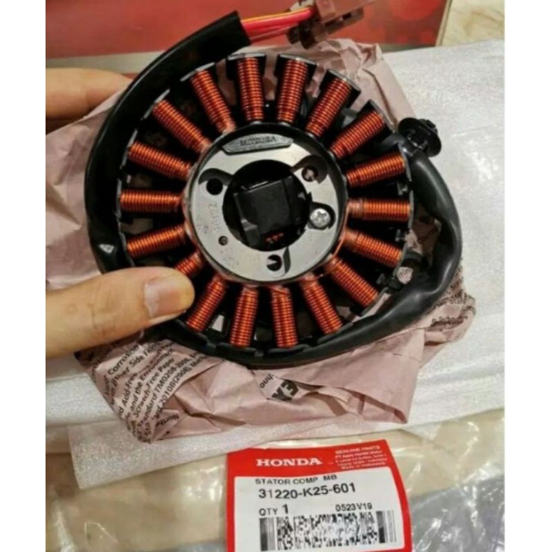 31220-K25-601 HGP AHM 100% ORIGINAL  SPUL DAN CKP BEAT FI ESP STATER HALUS AHM 31220K25601 31220k256