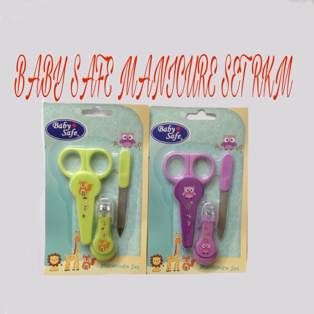 PERA40 BABYSAFE MANICURE SET RKM 102/ GUNTING KUKU BAYI &amp; ANAK