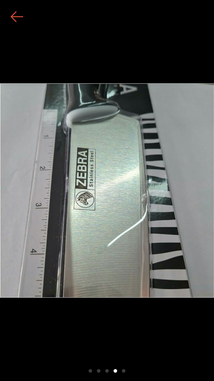 100227 Pisau Zebra Chef Knife Smart 8 Zebra Thailand