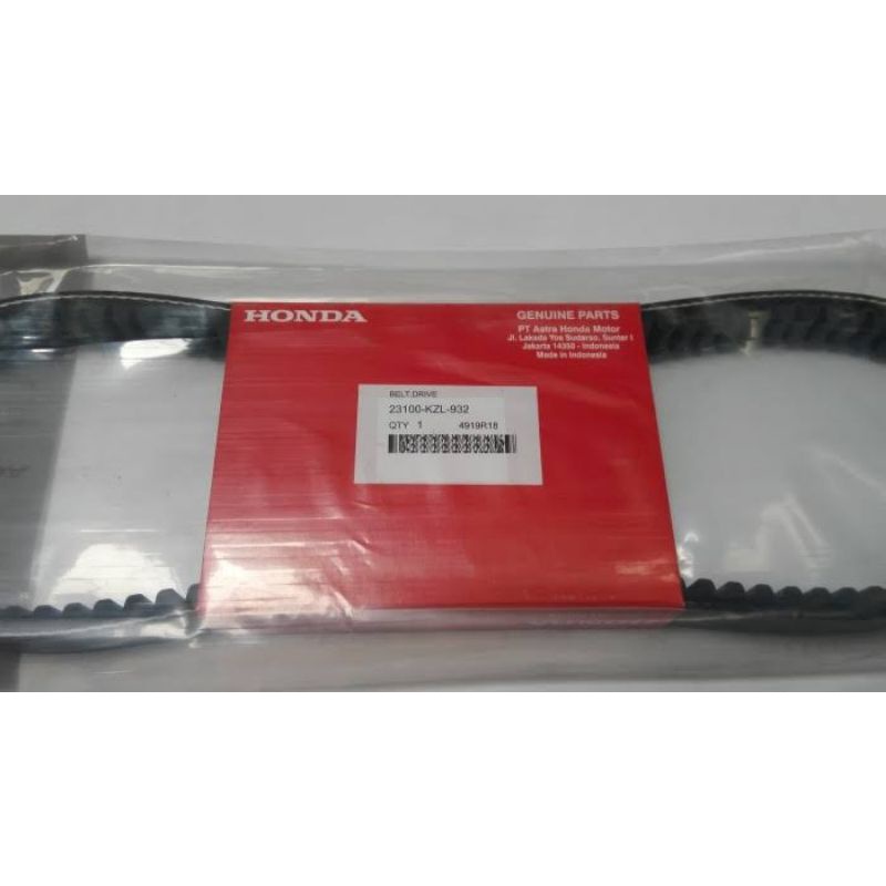vanbelt vbelt honda beat fi scoopy fi kzl tahun 2013 2014 2015 original oem